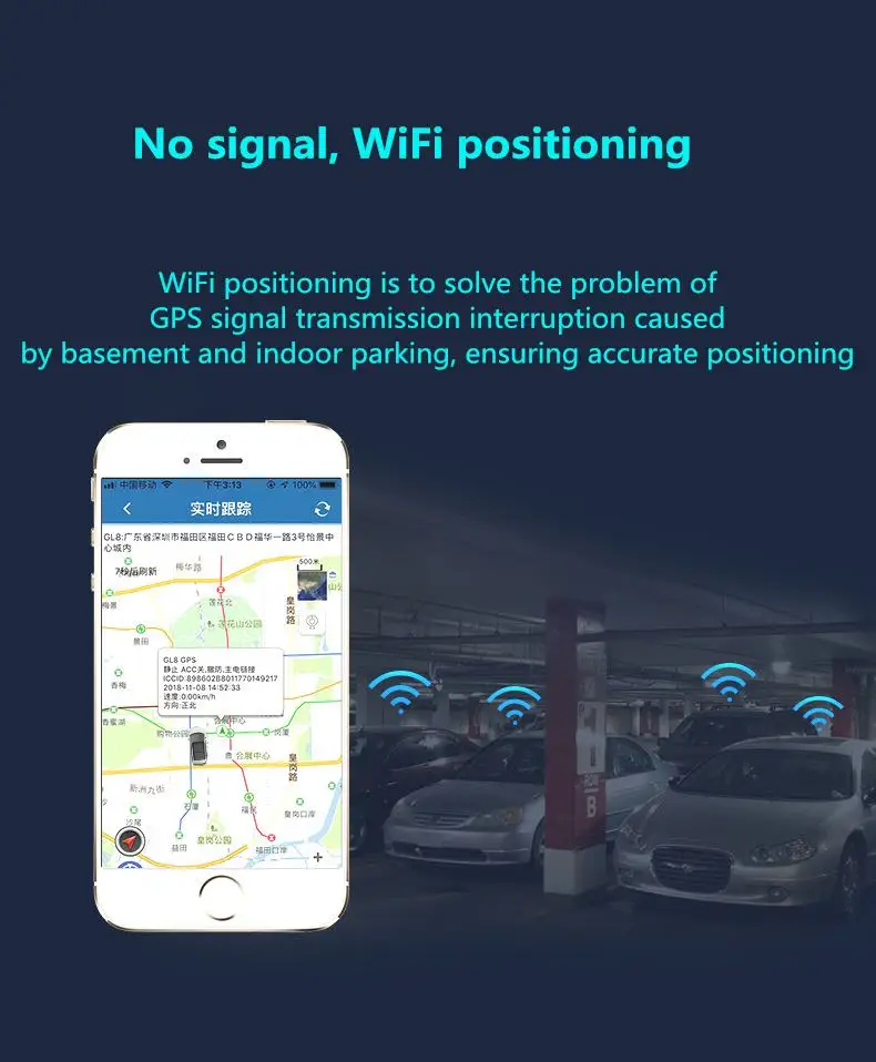 Gps трекер 3D уличный вид Авто запись голоса gps wifi местоположение трекер дистанционное управление Водонепроницаемый wifi установка