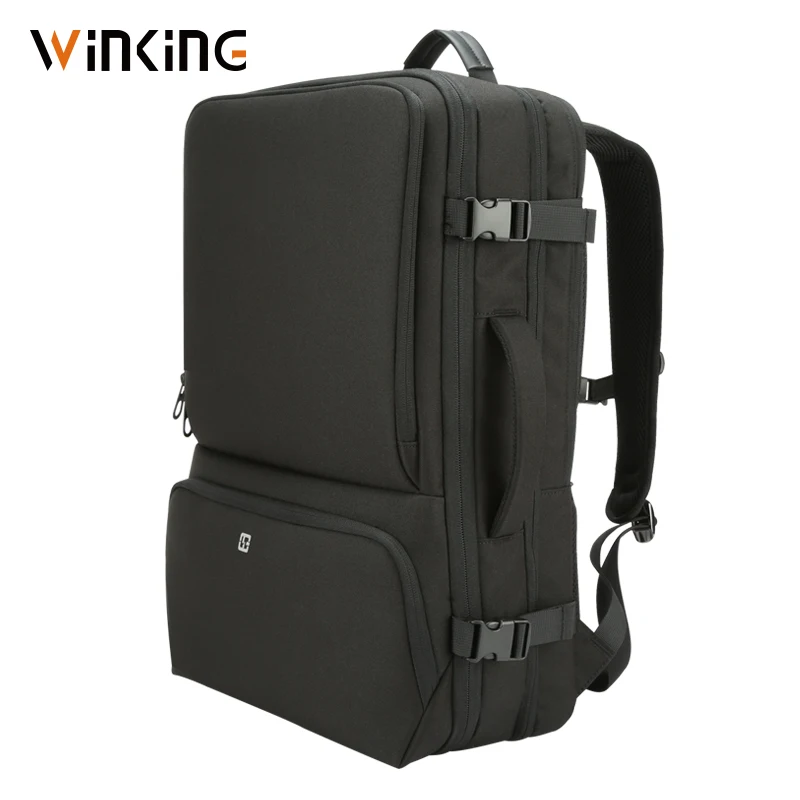 Winking портативный ноутбук рюкзак для мужчин 17-17,3 дюймов ноутбук сумка многофункциональный/водонепроницаемый/180 градусов Открытый чемодан