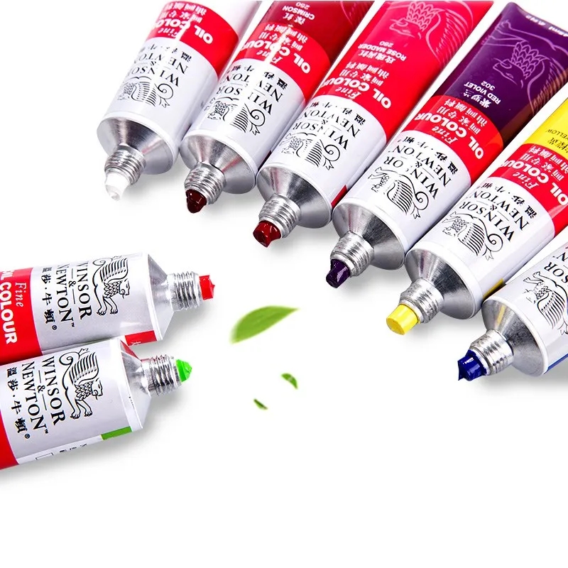 Windsor Newton 170ml single oil paint painter special aluminum tubular oil paint for beginners art painting supplies