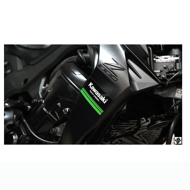Мотоцикл Новое поступление модные украшения светоотражающие наклейки с логотипом для Kawasaki Z1000