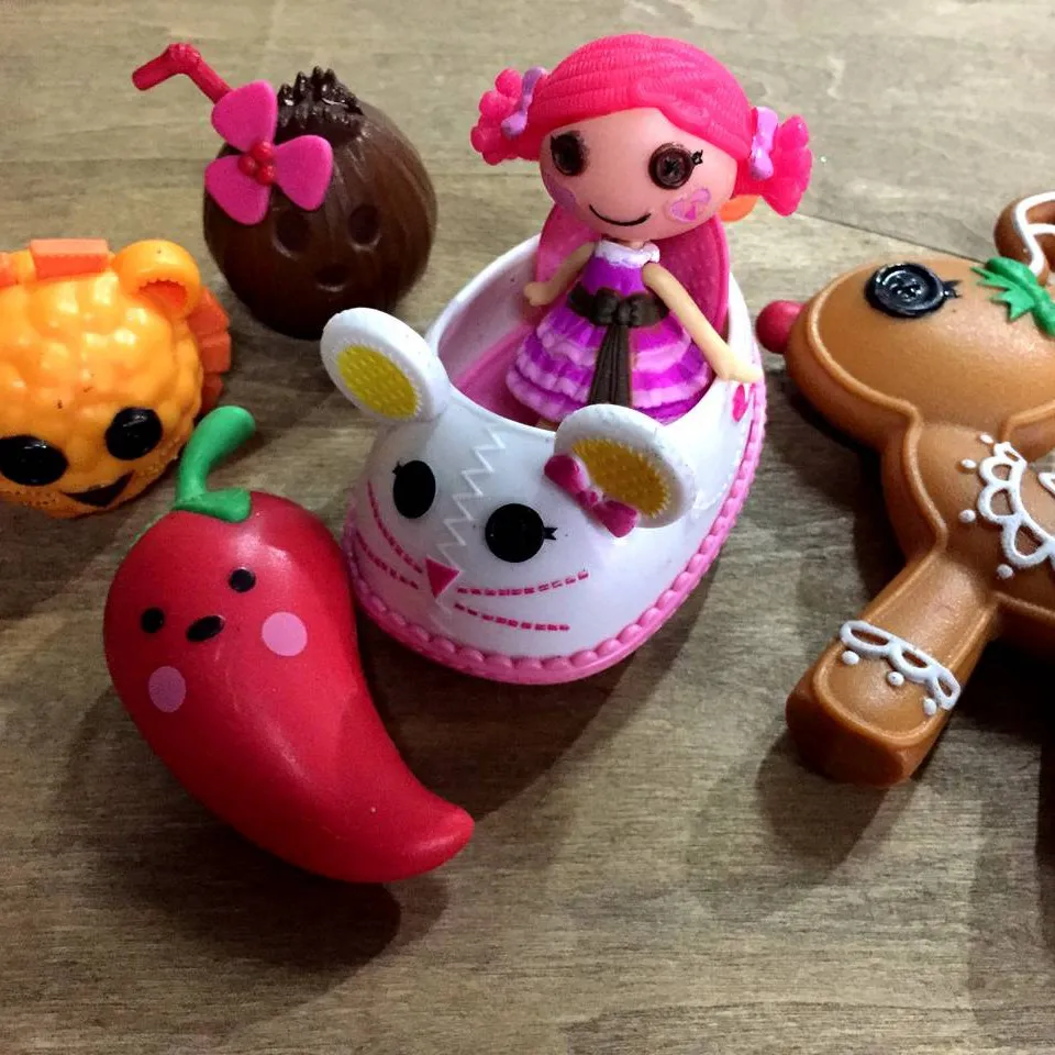 Набор из 6 мини кукол Lalaloopsy олень и мышь Холли слийгбла машинка кокосовый перец