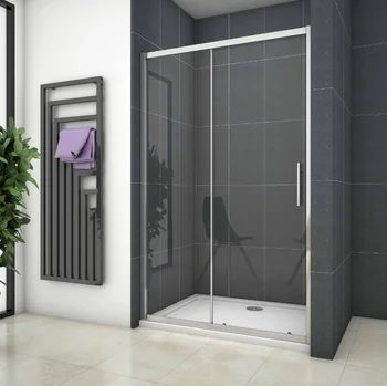 

Shower screen sliding door glass 5mm tempered transparent