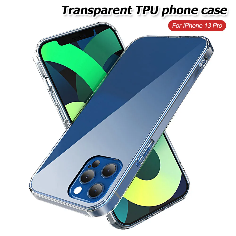 iphone 13 pro case leather Ultra Thin Clear Case For iPhone 11 12 13 14 Pro XS Max XR X Soft TPU Silicone For iPhone 8 7 6 Plus 14pro Back Cover Phone Case iphone 13 pro case clear