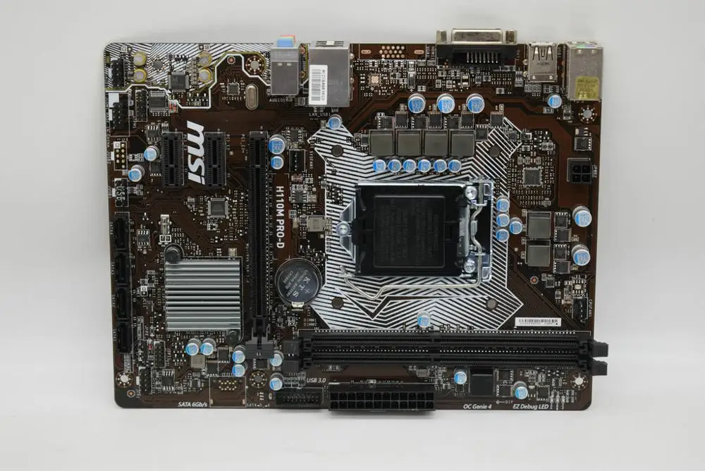 Для MSI H110M PRO-D оригинальная подержанная материнская плата