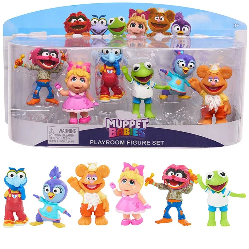 Аниме Muppets Младенцы 6 шт. ПВХ Фигурки игрушки коллекционные модели для