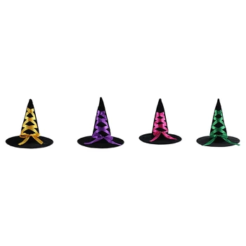 

Halloween Hat Adult Children Costume Witch Witch Hat Fancy Dress Party Performance Props