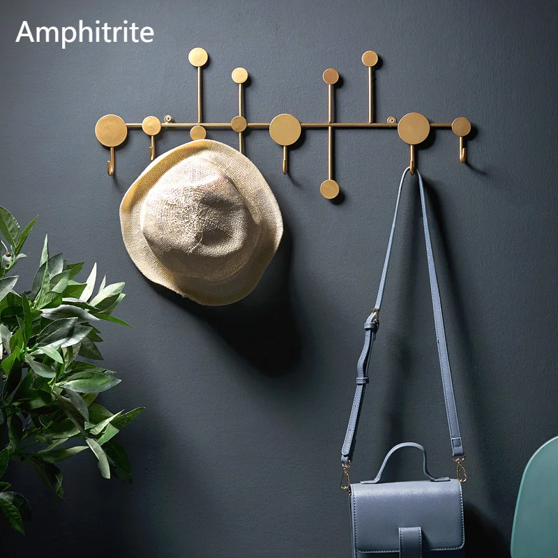 

Nordic House Decorative Multifunctional Wall Shelves Hanging Key Holder The Wall Of The Creative Room Shelves Sack Wall Modern