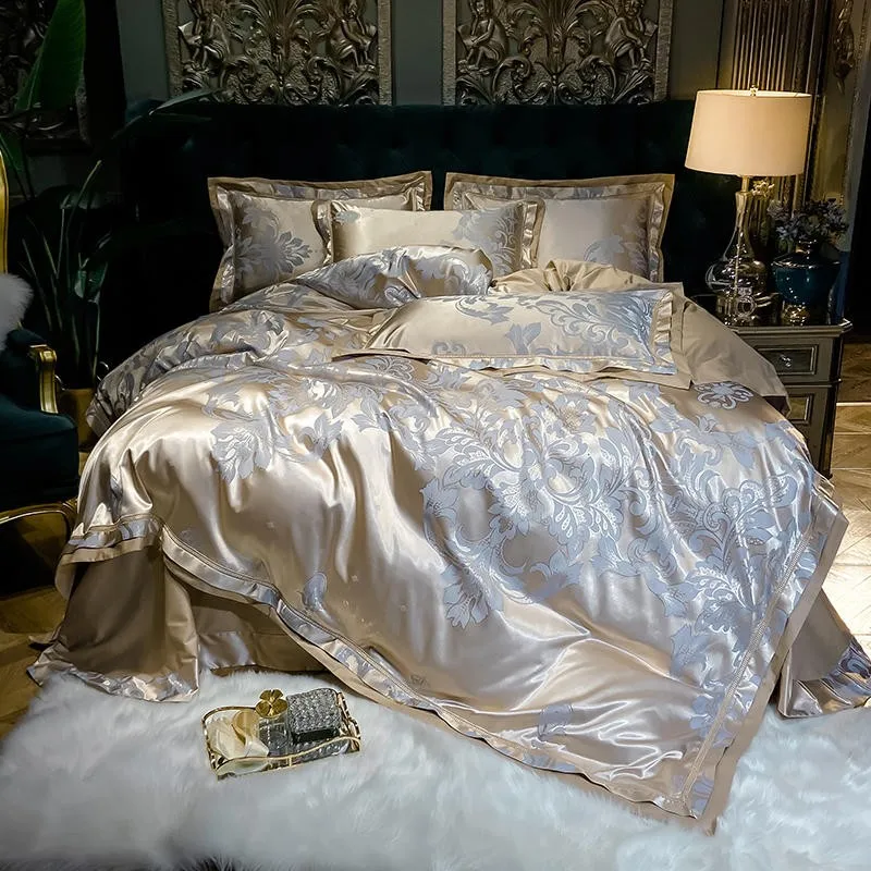 0円 【現金特価】 Reversible 4 Pieces Set Contemporary Jacquard Satin Silk Embroidered Hotel Quality Duvet Quilt Cover Bedding Sets with Pillow Cases Color : Pink Size King Purple 0円 【現金特価】 Reversible 4 Pieces Set Contemporary Jacquard Satin Silk Embroidered Hotel Quality Duvet Quilt Cover Bedding Sets with Pillow Cases Color : Pink Size King Purple
