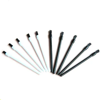

2000pcs Disposable Lip Brushes Flat Bristles Black white Rod Style Lip Brushes Cosmetics Tools Lip Gloss Lipstick Brushes