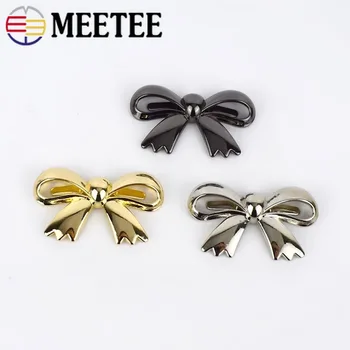 

5/10/20pcs 45x27mm Bowknot Metal Buckles for Bags Shoes Clothes Belt Decor Buckle DIY Leather Crafts Sewing Bag Accessories