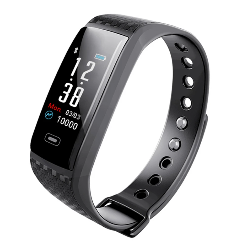 

Waterproof CK17S Smart Bracelet Blood Pressure Heart Rate Monitor Fitness Tracker Smart Band Sport Watch ISO Android
