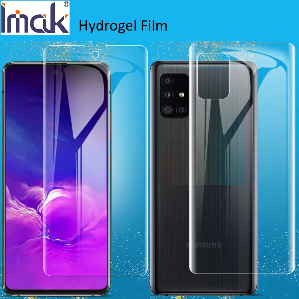 Imak Гидрогелевая пленка для Samsung Galaxy M51 задняя Передняя Защитная Прозрачная