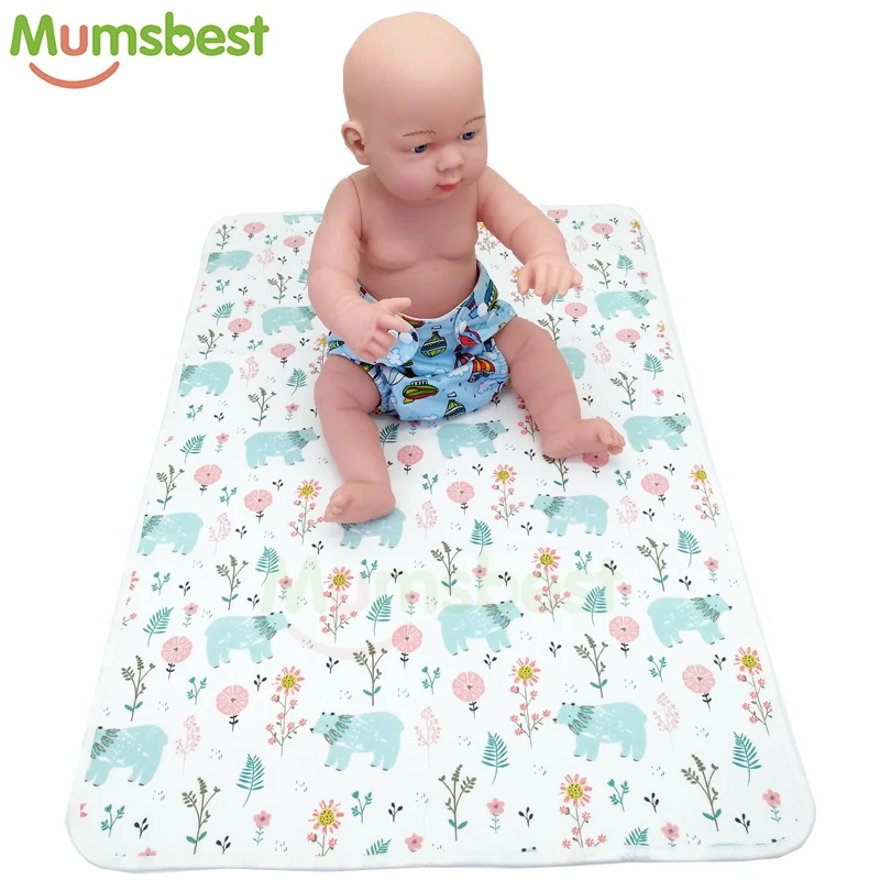 Mumsbest/Новорожденный ребенок матрасик для пеленания моющийся подгузник