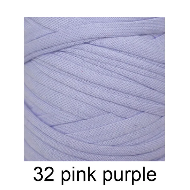 32 pink purple 45 210 г/шт. Необычные нити для ручного вязания плотная нить вязание крючком ткань из пряжи сумка ковер подушка хлопчатобумажная ткань - Цвет: 32 pink purple