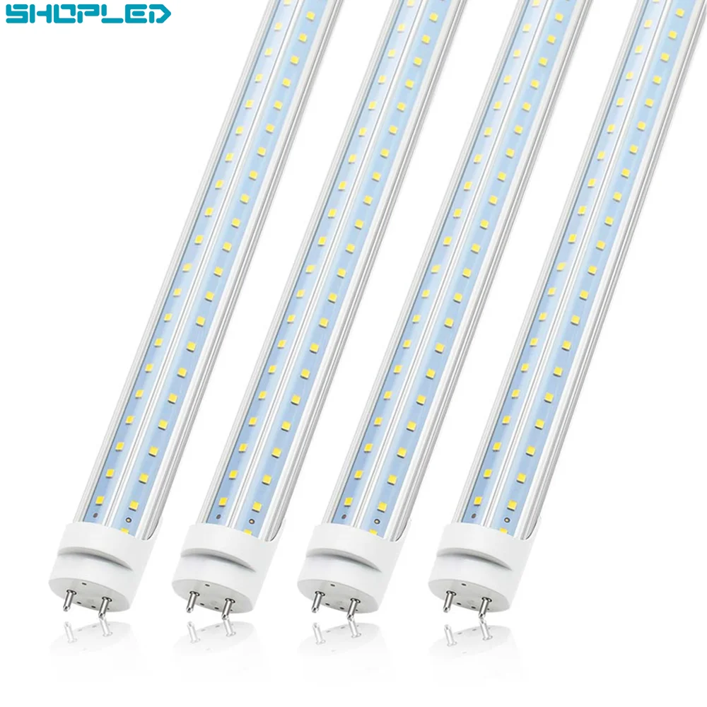 

4/25PCS 28W LED Light Tube Fixture AC85-265V Ceiling And Utility Shop Lamp 220V Under Cabinet Decorative Lighting 110V 6000K