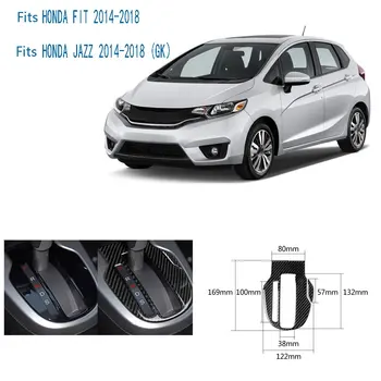 

Replacement For Honda Fit/Jazz 2014-2018 Car Styling Carbon Fiber Sticker Panel Cover Gear Shift Panel
