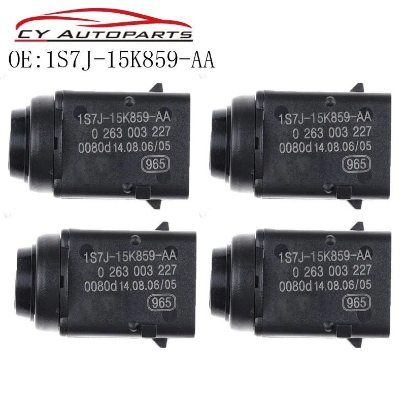 

Датчик парковки, резервный, для Ford Focus, Fusion, Fiesta, Mondeo MK3, 1S7J-15K859-AA, 1S7J15K859AA, 0263003227, 4 шт.