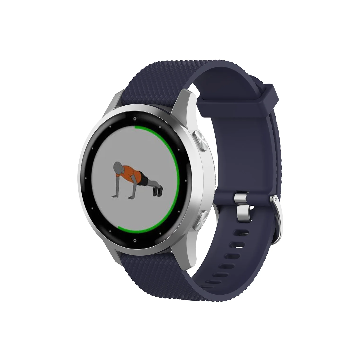 Силиконовый ремешок для новых часов Moto 360, прямой ремешок, ремешок для часов Accosseries для Moto 360, браслет - Цвет: Navy