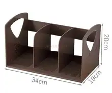 

Bookshelf book clip book by simple desk student storage box plastic file rack organize fixed books on desk