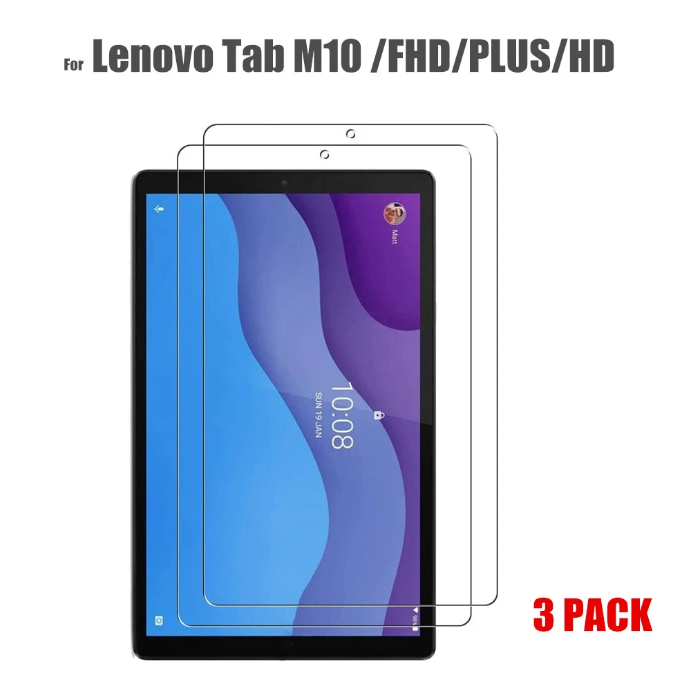 drawing tablet stand 3piece Tempered Glass Protector for Lenovo tab M10 Screen Protector M10 Plus HD 2nd Protective Film for lenovo Tab M10 Rel x306 stylus pen for android tablet