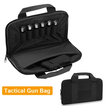 

Tactical Gun Bag 600D Magazine Pouch Waterproof Bullet Holder Airsoft Concealed Carry Holster Pistol Carry Bag Gun Protector