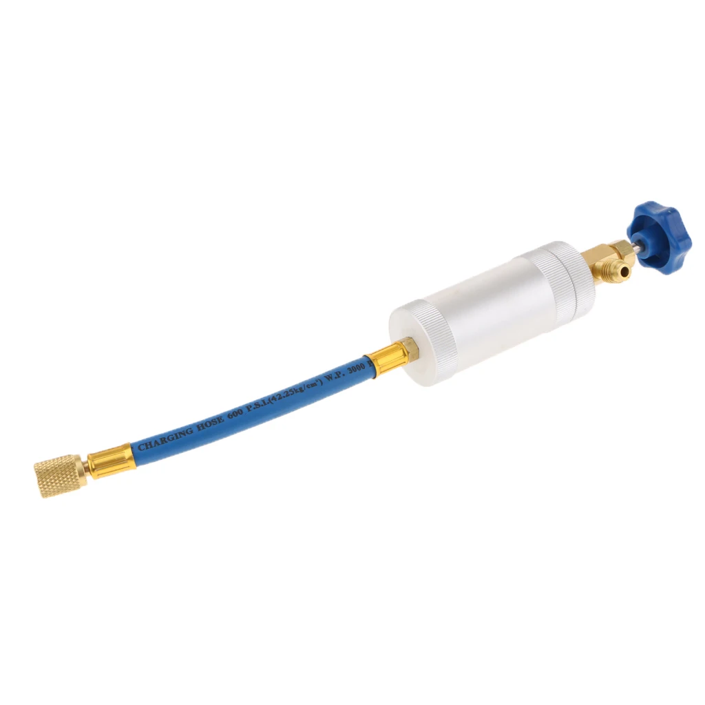 Авто 1/2ACME 2 OZ масляный инжектор R134A R12 A/C AC масла и красителя инструмент для инъекций