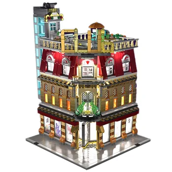 

2488Pcs Moc 5-In-1 City Night Club Bricks Street View Building Blocks Model Educational Toy Birthdays Gift For Child Kid Adult