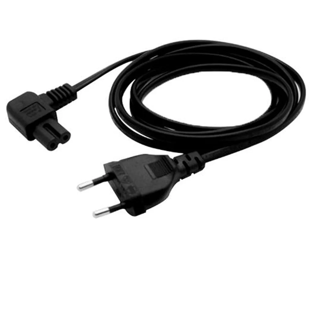 Черный ПВХ Медь 2.5A 250V 1 0 M 2 3 5 (под углом 90 градусов) для IEC320-C7 ЕС 4 мм поршневой палец
