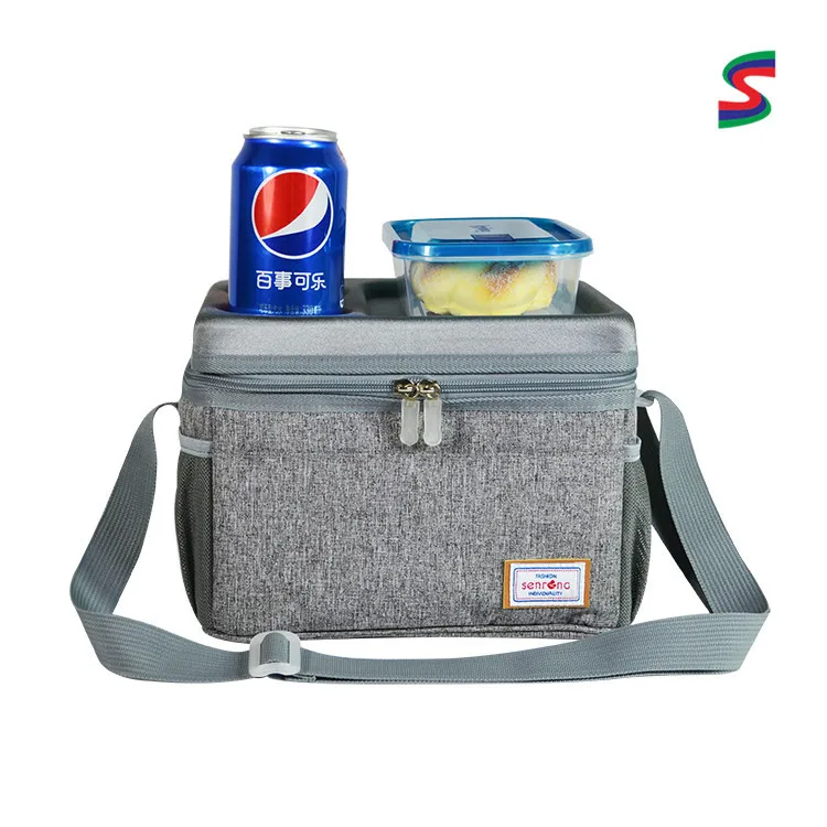 

Manufacturers Customizable Ice Pack Insulated Bag Dacron Cloth Handbag Bento Thermal Bag Takeout