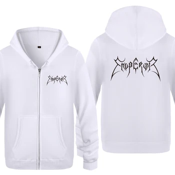 

EMPEROR Rock Band Hoodies Men 2018 Men's Fleece Zipper Cardigans Hooded Sweatshirts