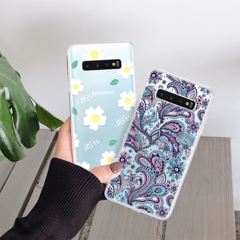 Мягкий силиконовый чехол для телефона Samsung Galaxy A50 A30 S10 Plus S10 S10e, защитный чехол из ТПУ с мультяшным принтом для Samsung A50 A30
