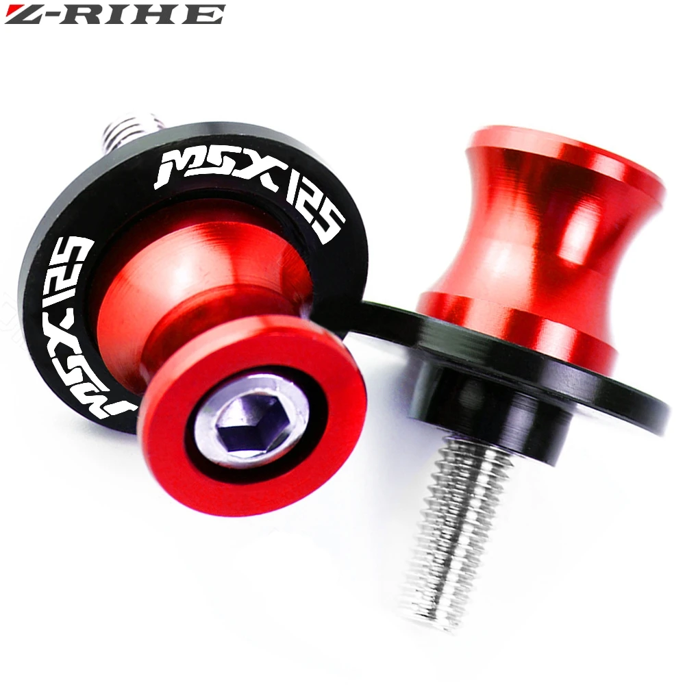 

for Honda Grom MSX 125SF MSX125 MSX 125 2013-2017 Motorcycle Accessories CNC Aluminum Swingarm Spools Slider Stand Screws 8mm
