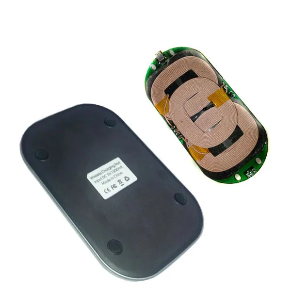 

Three-coil Wireless Charger Transmitter-Built-in into Plastic And Wood Case 3COIL Non-Contact Charger