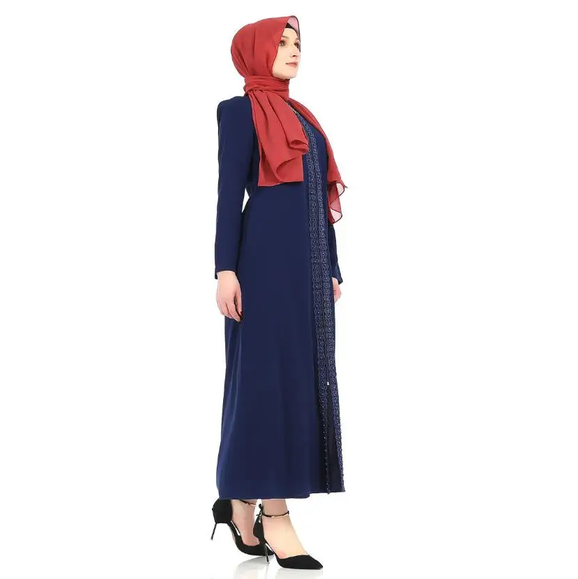 Кимоно с вышивкой abaya Robe Musulmane Turque Kaftan Abai платья исламские открытые abaya с вышивкой Vestido Turco Pakistan