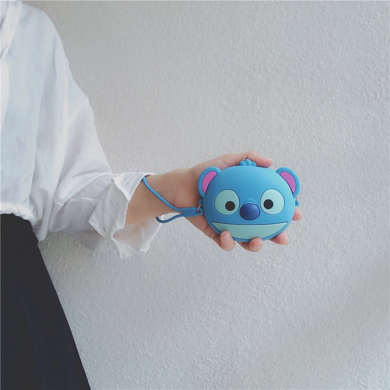 wallet Милый женский кошелек Kawaii мультяшная лиса силиконовый мини-кошелек Желейная Монета Сумка для ключей органайзер для наушников коробка для хранения маленький карман - Цвет: wallet