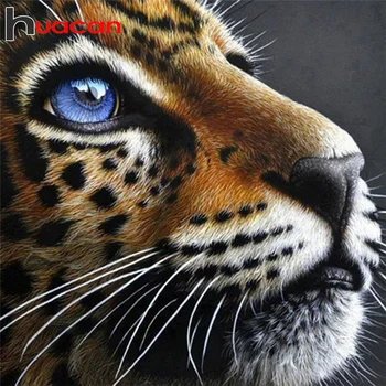 

Huacan 5d DIY Diamond Painting Full Square drill Animal Diamond Embroidery Sale Tiger Handmade Gift Home Decor