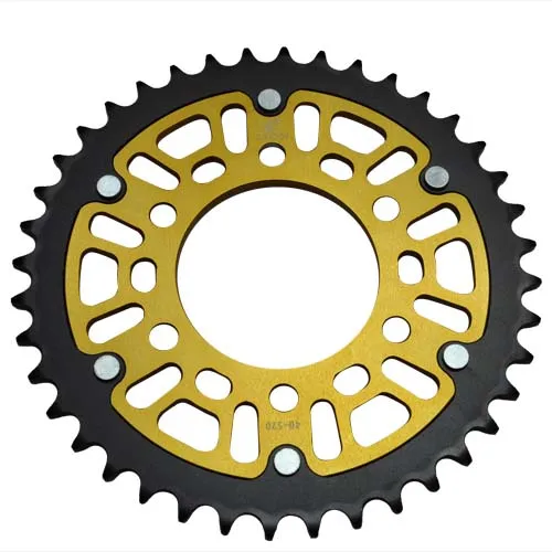 

520 Chain 40T Motorcycle Rear Sprocket For Kawasaki Ninja ZX-6R ZX600 ZX636 1998-2004 Ninja ZX-10R ZX1000 2006-2007 ZX-6RR 03-04