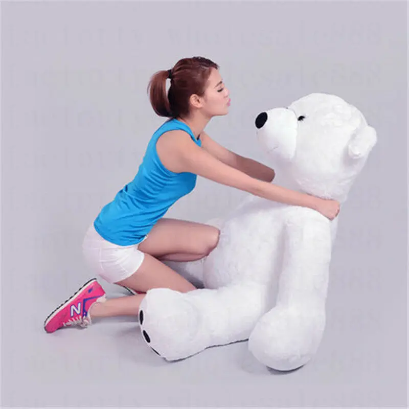 49''125CM висящий гигантский набивной плюшевый белый медведь животные плюшевые игрушки "медведи" куклы игрушки для детей милый плюшевый подарок на праздник