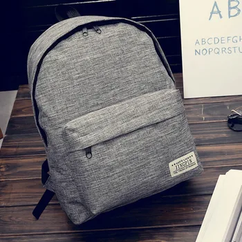 

2019 Fashion Boy Backpack Canvas Travel School Backpack For Male High Quality Waterproof Large Bag