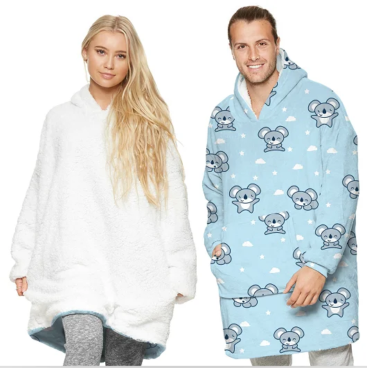 2020 New Winter Blanket Hoodie Wearable Oversized
