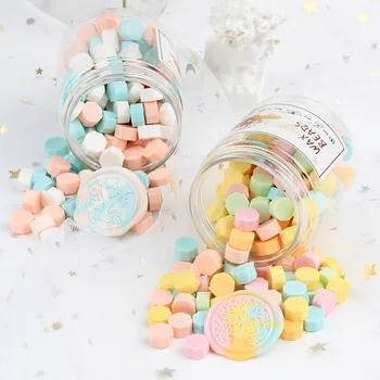 

Sealing Wax beads Granular70pcs Wax seal tablet macaron Multi Color seal wax seal stamp wax stamping paint stationery stamp