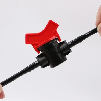 

B-LIFE Shut-Off Ball Valve Standard 47 Hose Inner 4mm Outer 7mm Thread Connector Coupling Garden Hose Connector Valve Water Shut