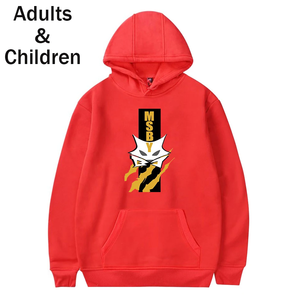 

Autumn Haikyuu!! Hoodies Men Women Sweatshirt Print Anime Black Wolves MSBY Kids Hoodie Hip Hop Boys Girls Red Couples Pullovers