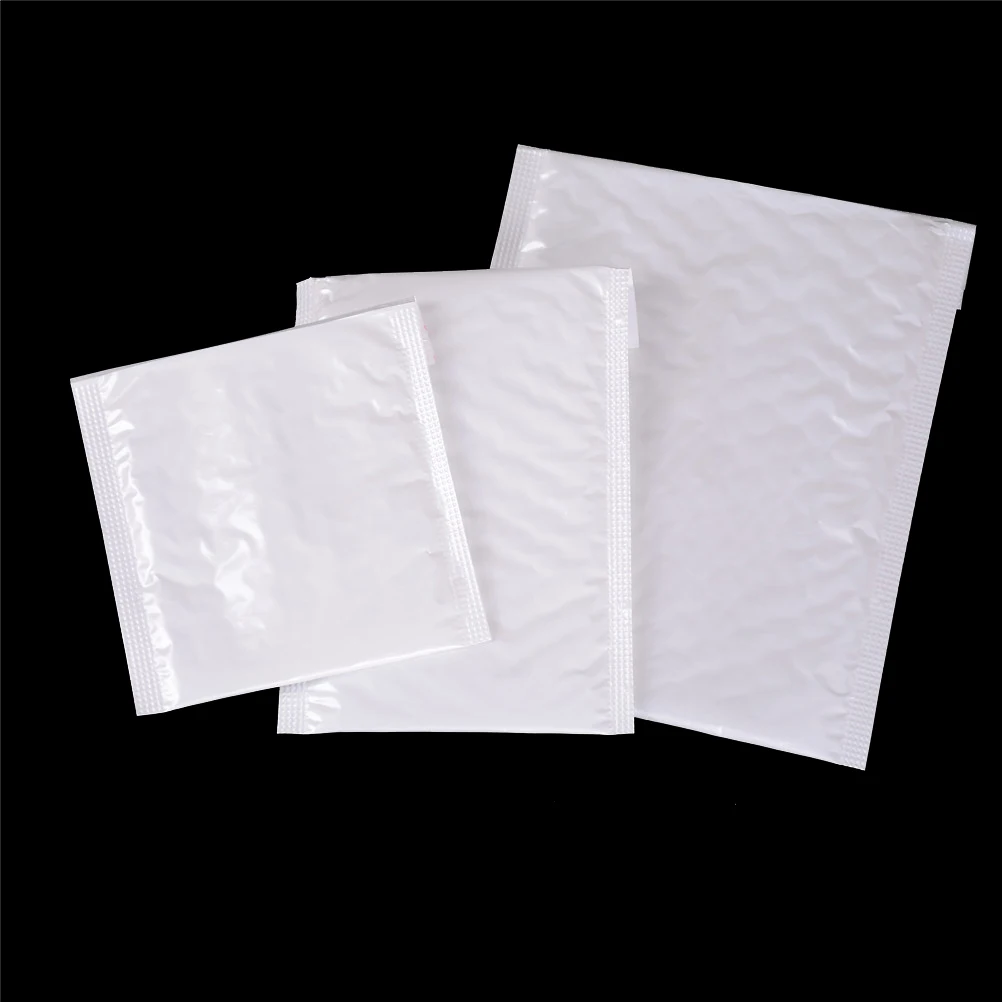 10Pcs Blank White Bubble Mailers Padded Envelopes Multi-function Packaging Material Shipping Bags Bubble Mailing Bags