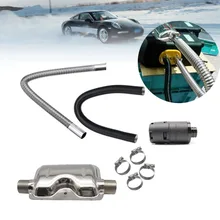 Дизельный парковочный обогреватель 24 мм Глушитель На выхлопную трубу+ 25 мм воздушный фильтр+ 2 трубы для воздушного дизельного обогревателя для Webasto Eberspache