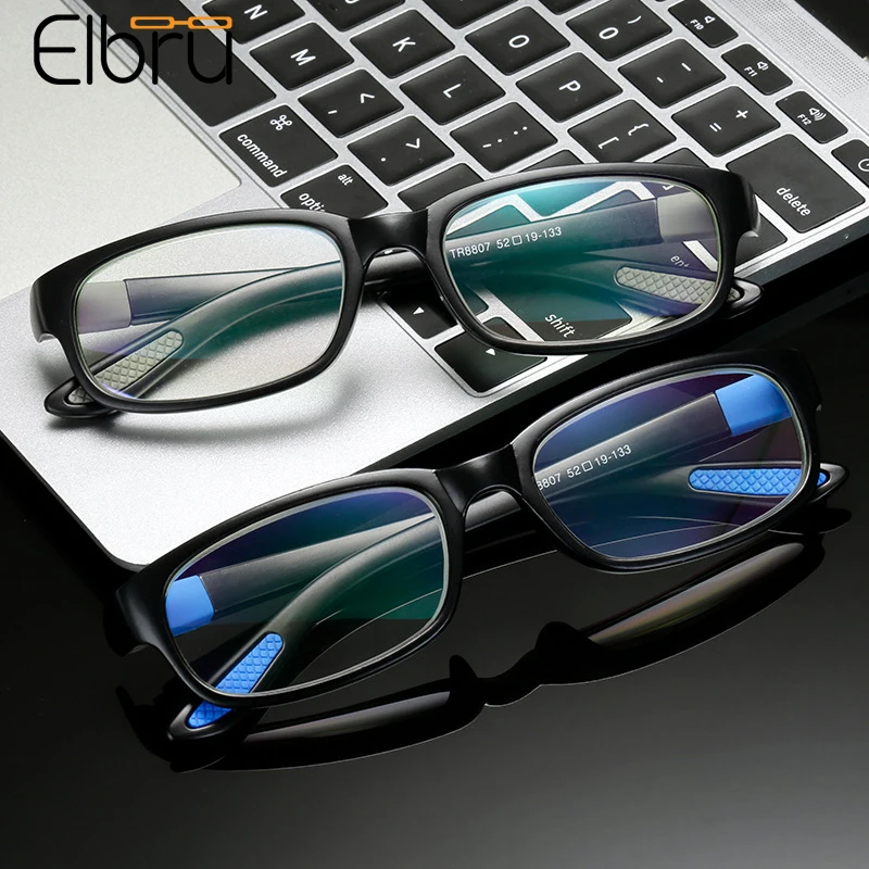 Очки Elbru TR90 классические для чтения удобные аксессуары дальнозоркости с линзами