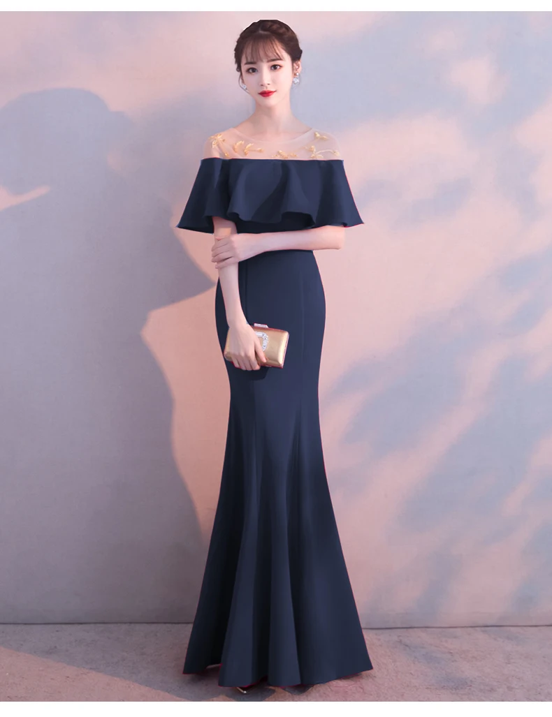 Винтажное гофрированное свадебное платье без рукавов вечерние платья Vestido Azul Marino Бордовые Платья для подружки невесты сексуальное черное платье для ужина