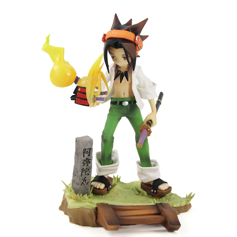 SUPER DEALS! 17cm Japan Anime ARTFX J Shaman King Yoh Asakura Scale Pre-Painted Figure PVC Model Toy