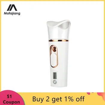 

3 in 1 Nano Mist Sprayer Skin Analyzer Facial Body Nebulizer Steamer Moisturizing Skin Care Mini Face Spray USB Portable Beauty