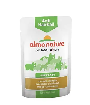 

Almo Nature Katzenfutter mit Huhn, 70 g (30 Stück), Anti-Haarkneul
